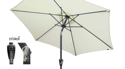 Stürdi Plus 2.5m Round Aluminium Parasol