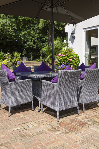 Sandringham 6 Seat Rectangular Garden Dining Set