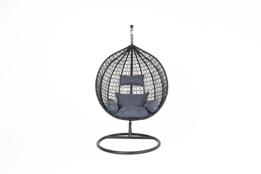 The Sardana Large Hanging Swing Pod Egg Chair - Black