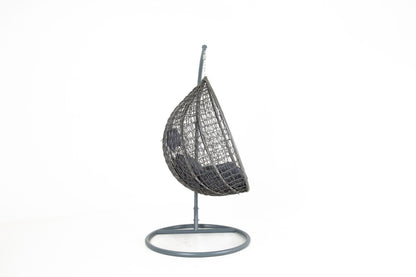 The Sardana Large Hanging Swing Pod Egg Chair - Grey