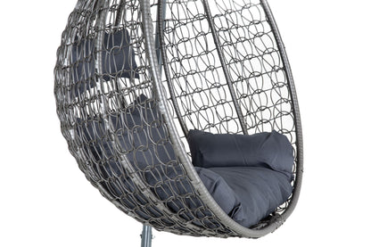 The Sardana Large Hanging Swing Pod Egg Chair - Grey