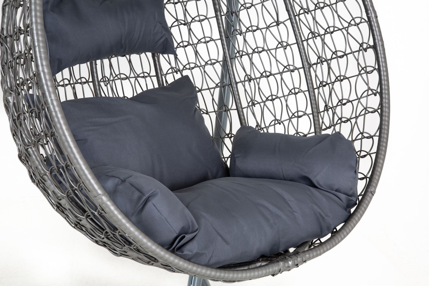 The Sardana Large Hanging Swing Pod Egg Chair - Grey