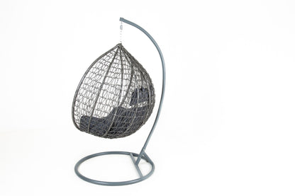 The Sardana Large Hanging Swing Pod Egg Chair - Grey