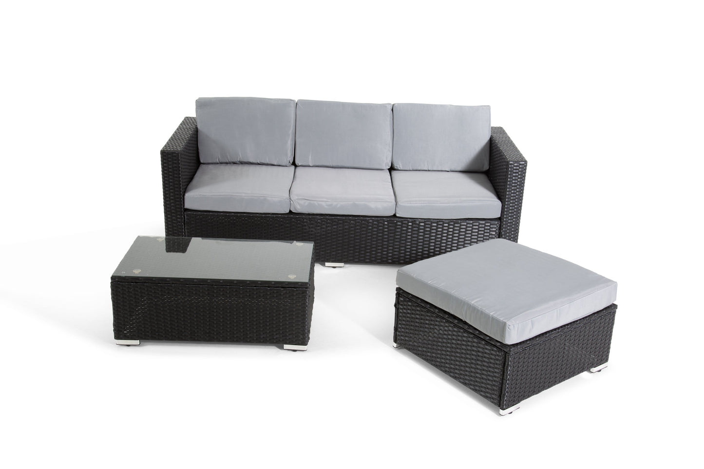 The Dunham 4 Seat Corner Rattan Set