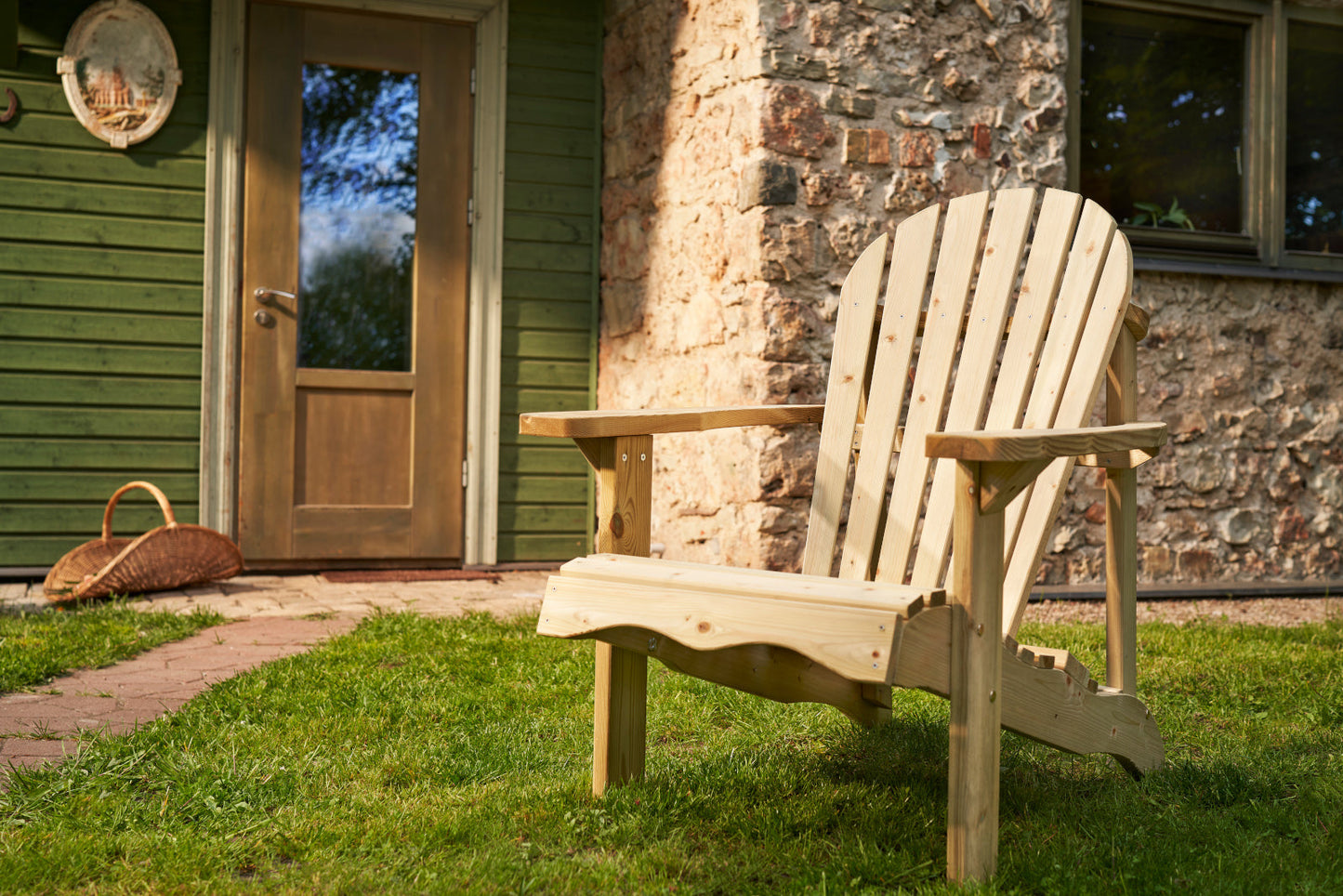 Adirondack Single Wooden Garden Chair