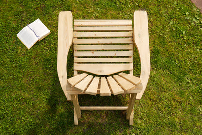 Adirondack Single Wooden Garden Chair