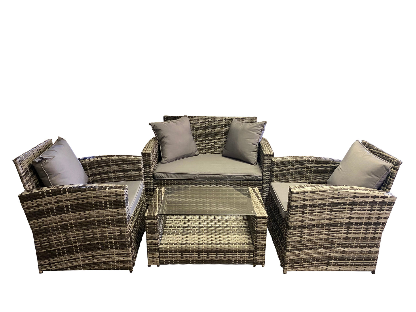 The Wilmslow 4 Seat Rattan Sofa Lounge Set