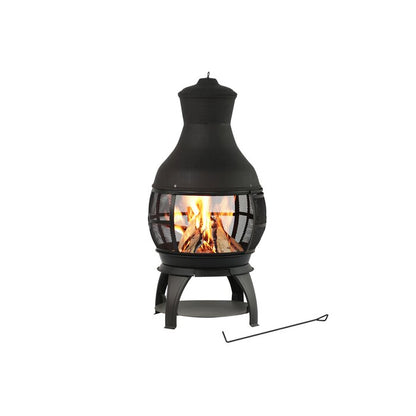 Arlmont & Co. Kramer Cast Iron Wood Burning Outdoor Chiminea