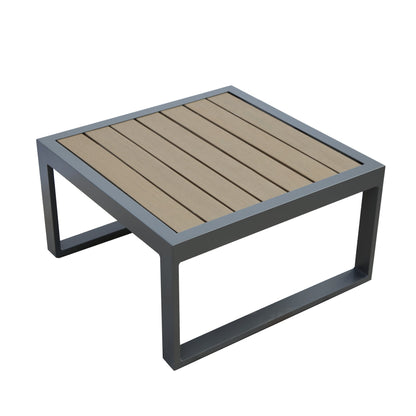 Positano 5 seat outdoor aluminium sofa set with coffee table